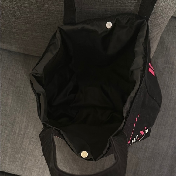 The Body Shop Black Tote with Vibrant Text - Picture 3 of 6